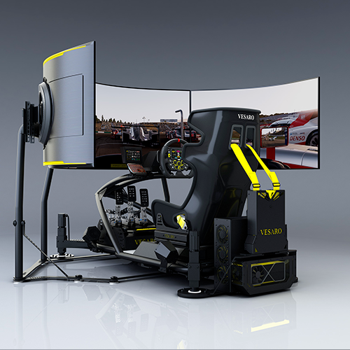 £64,906 A professional training tool that provides a stunning & immersive 180-degree visual experience with a triple Samsung Odyssey 55-inch curved display